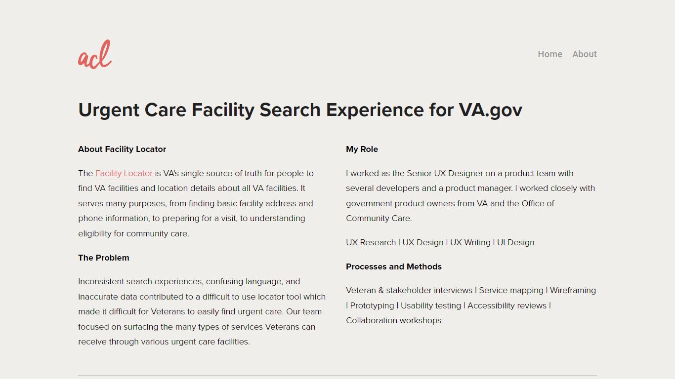 VA Facility Locator — Aricka Lewis